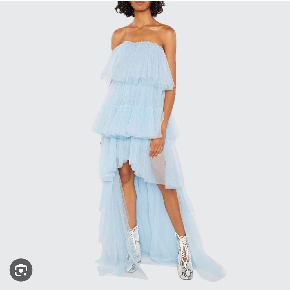 Cinq à Sept Kiara Tiered High-Low Dress size 0 prom dress special occasion NWT